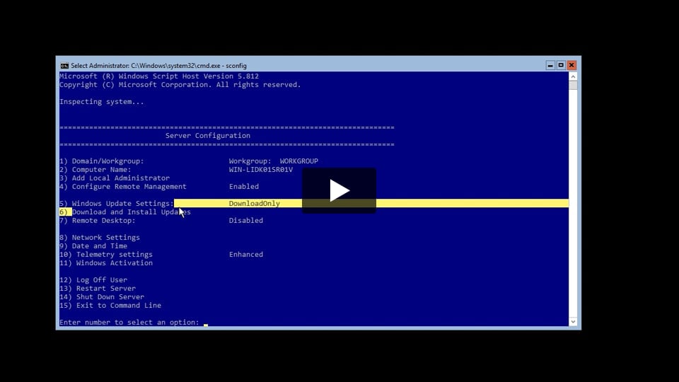 Learn how to configure Windows Server Core - Server Academy