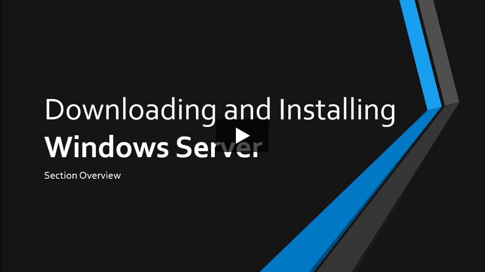 Installing and Configuring Windows Server – Server Academy